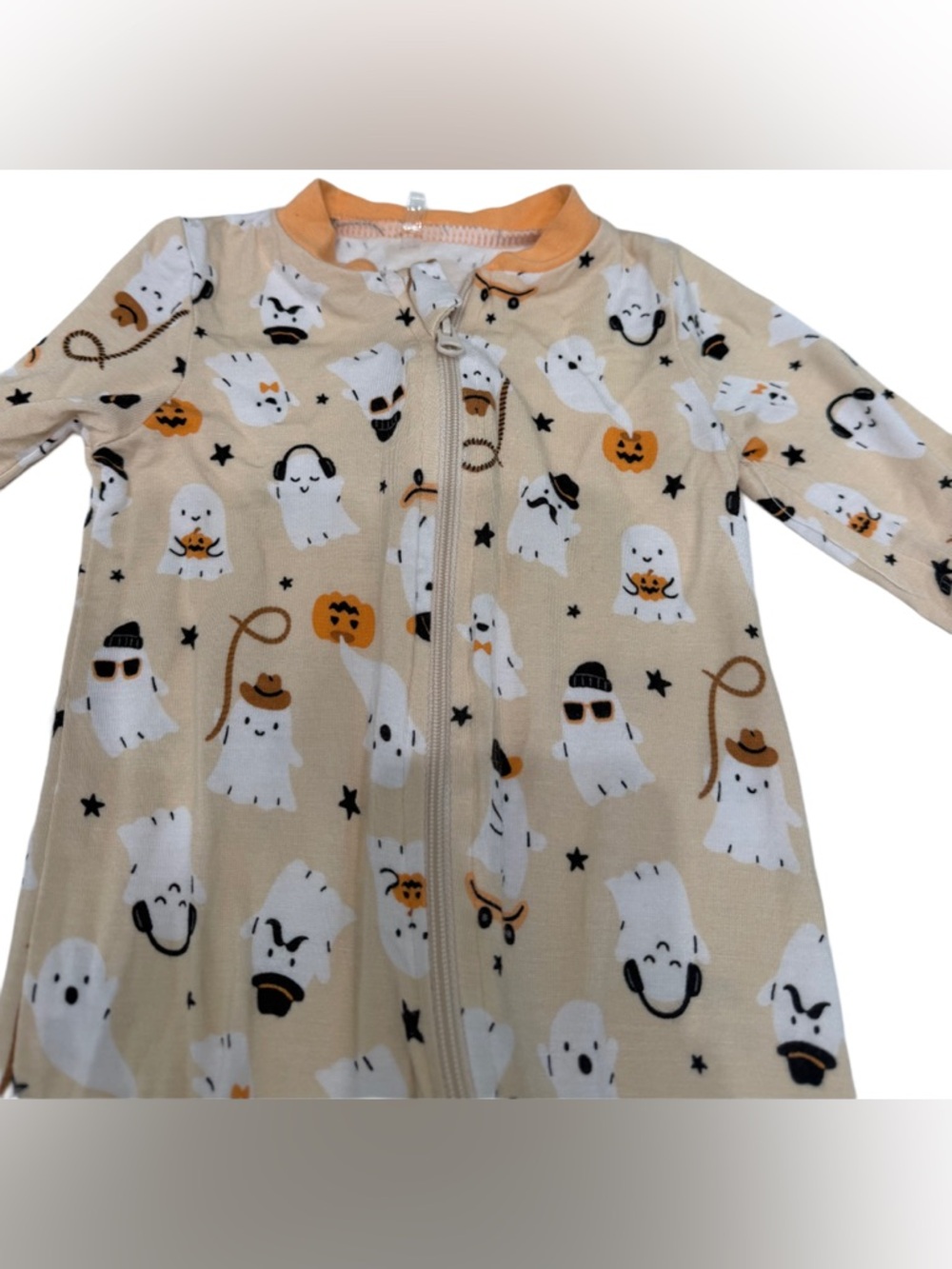 Milkberry Baby One Piece Size 0-3 Month Ghost Print Super Soft